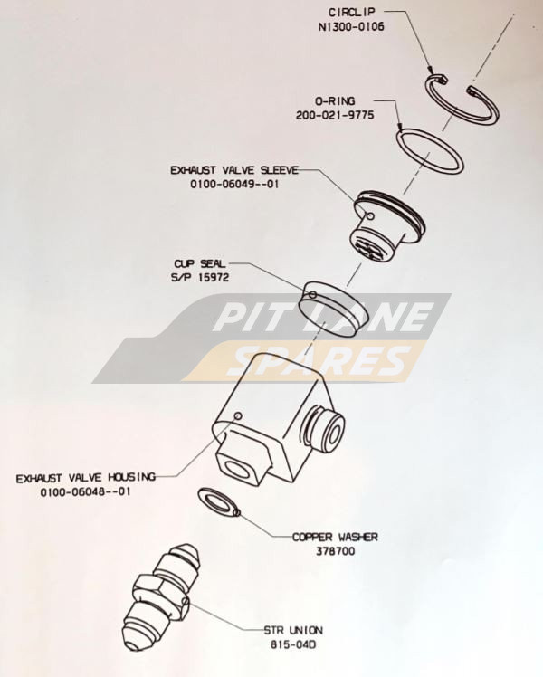 FRONT AIR JACK EXHAUST ASSEMBLY